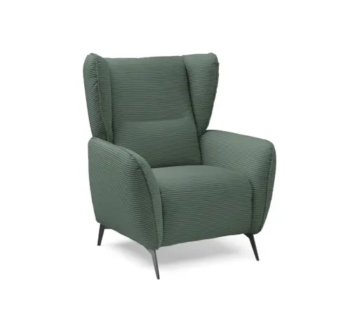 Sessel EILA - Stoff, Graugrün