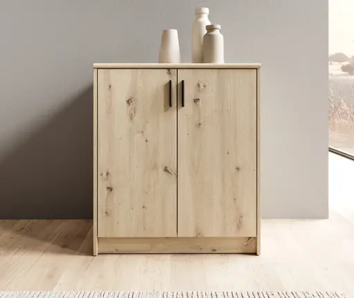 Kommode - B ca. 74 cm, Artisan Eiche Nachbildung