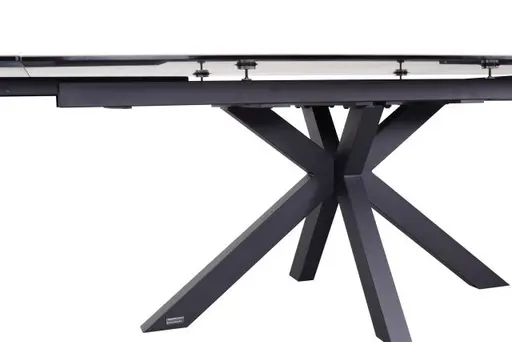 Esstisch MELANIA - ausziehbar, LB ca. 180x95, Keramik, Braun