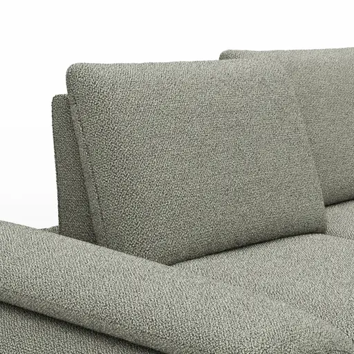 Sofa Collina - 3-Sitzer, Stoff, Eukalyptus