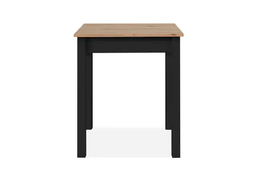 Esstisch - LB ca. 67x60 cm, Artisan Eiche Nachbildung, Schwarz