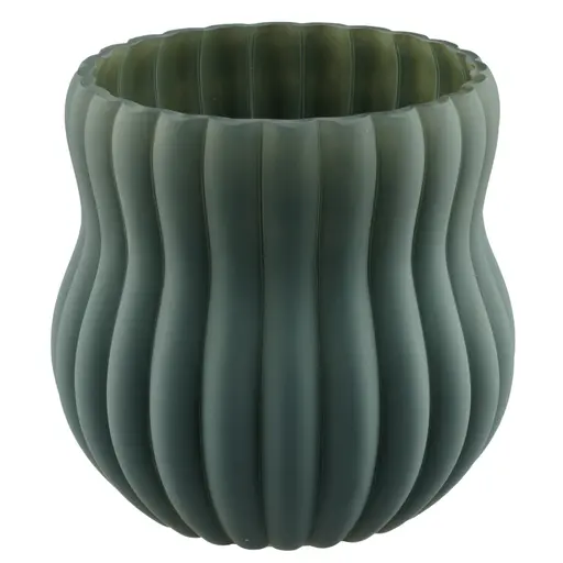 Deko-Vase - HØ ca. 19x19 cm, Opalgrün