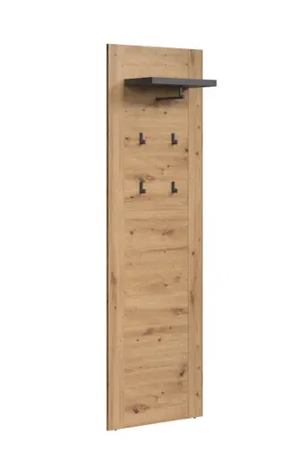 Garderobenpaneel - Eiche Dekor