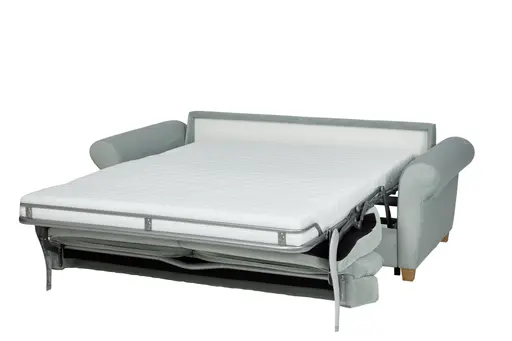 Sofa - 2-Sitzer, Schlaffunktion, Stoff, Beige