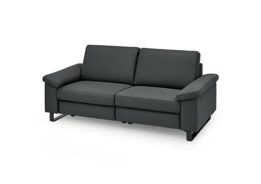 Sofa CALM PLUS 2.0 - 3-Sitzer, Relaxfunktion teilmotorisch, Stoff, Anthrazit