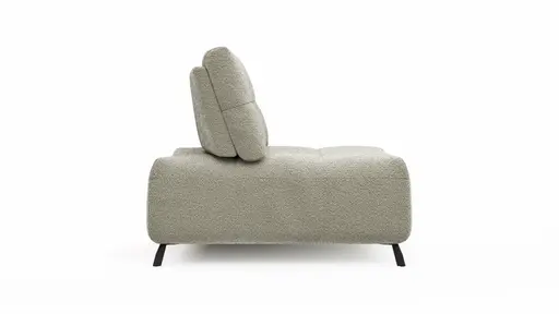 Sessel Comodo - 1-Sitzer, Stoff, Offwhite