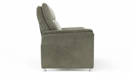 Sofa Bogota - 2,5-Sitzer, Stoff, Schlammgrün