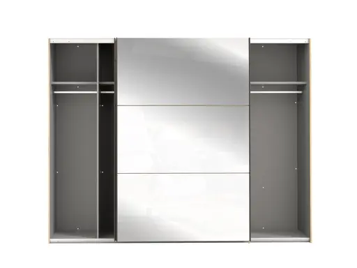 Schwebetürenschrank FARIDA - B. ca. 270 cm, Eiche Dekor