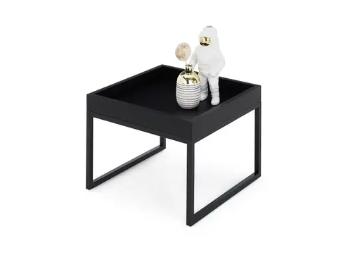 Couchtisch - LB ca. 49x49 cm, Schwarz