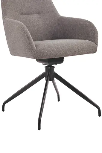 Armlehnstuhl - drehbar, Stoff, Schlamm