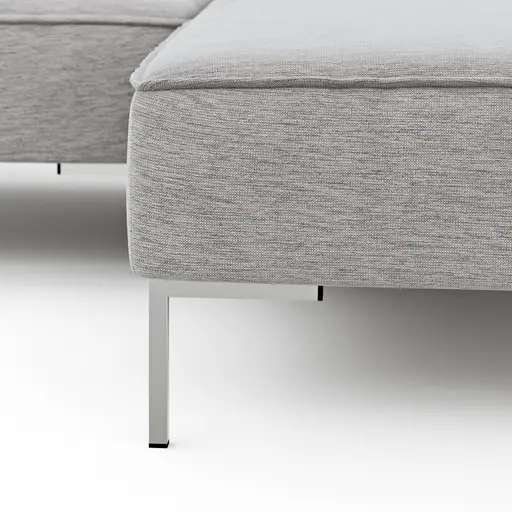 Ecksofa Morten - 1,5-Sitzer, Longchair rechts, Stoff, Natur