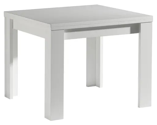 Esstisch - ausziehbar, LB ca. 80x60 cm, Weiß