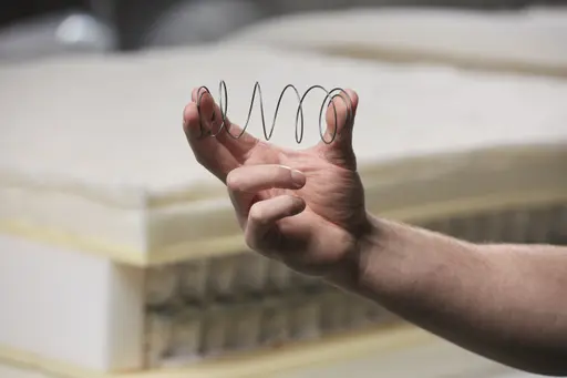 Taschenfederkernmatratze schlaf.art - Liegefläche ca. 90x200 cm, Medium