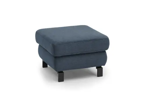 Hocker CALM PLUS 2.0 - BL ca. 66x66 cm, Stoff, Dunkelblau