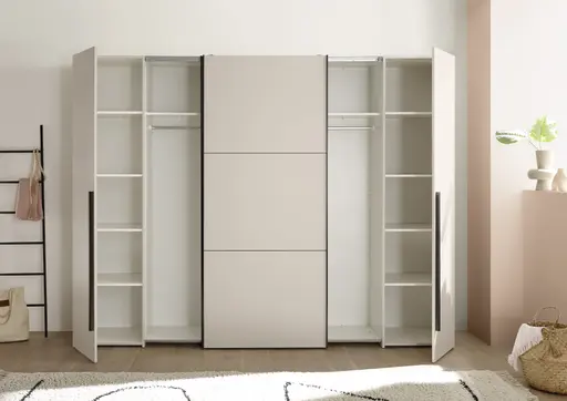 Schwebetürenschrank- B ca. 267 cm, Kashmir