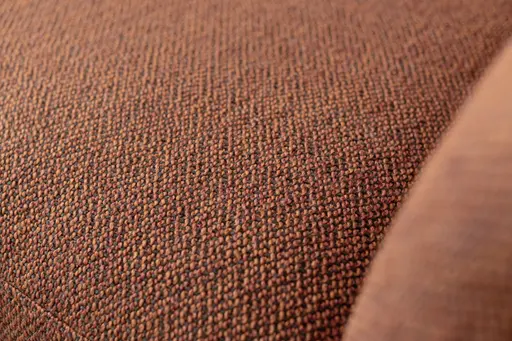 Ecksofa Enna - Longchair links mit 1,75-Sitzer, Stoff, Terracotta