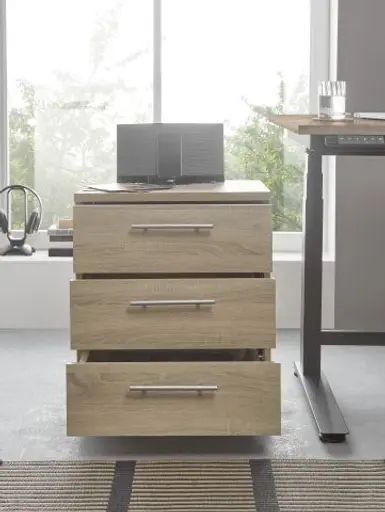 Rollcontainer - B ca. 40 cm, Sonoma Eiche Nachbildung