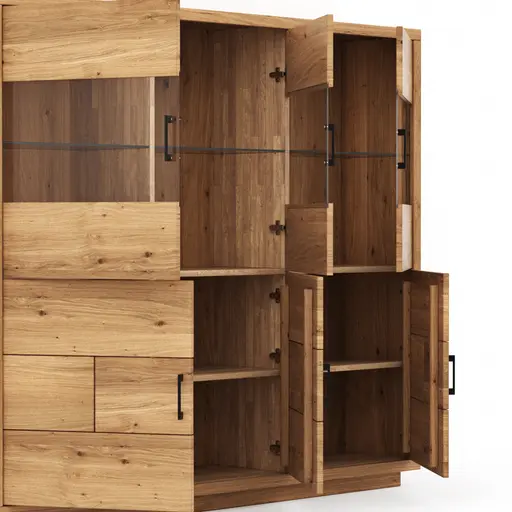 Highboard Hartford - BHT ca. 188x162x40 cm, Eiche massiv