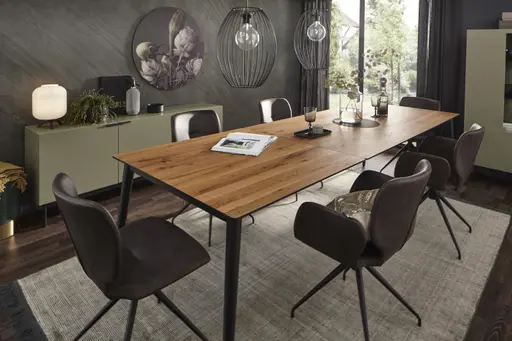 Stuhl Saltino - Leder, Dunkelbraun