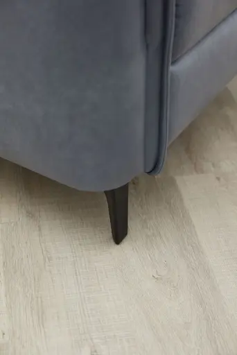 Sofa Bolivien - 2,5-Sitzer groß, Kopfteil verstellbar, Leder, Steel