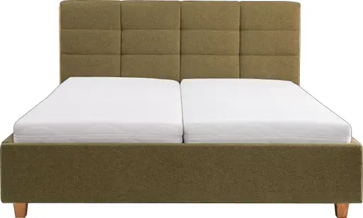 Polsterbett - Liegefläche ca. 180x200 cm, Stoff, Grün