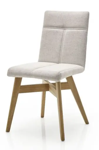 Stuhl - Stoff, Creme