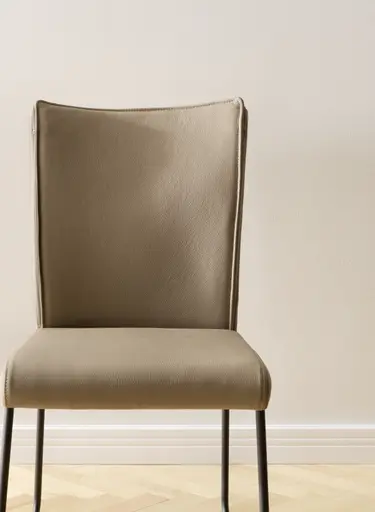 Stuhl Florea - Leder, Kitt