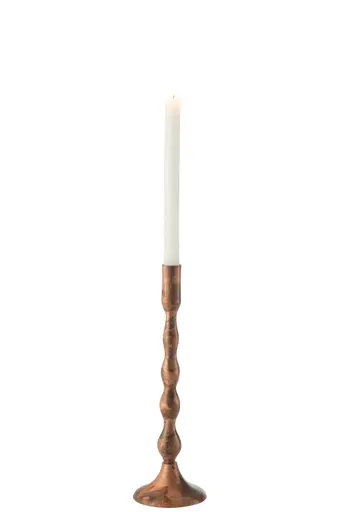 Kerzenleuchter - DH ca. 10,5x33 cm, Kupfer