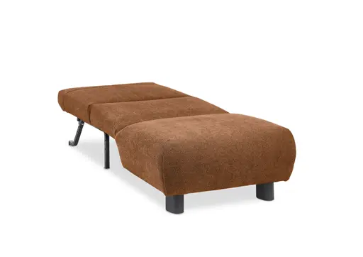  Faltsessel EBBY - ohne Armlehne inkl. Schlaffunktion, Stoff, Rot