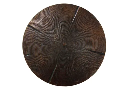 Beistelltisch Cicero - D. ca. 31 cm, Metall, Schwarz