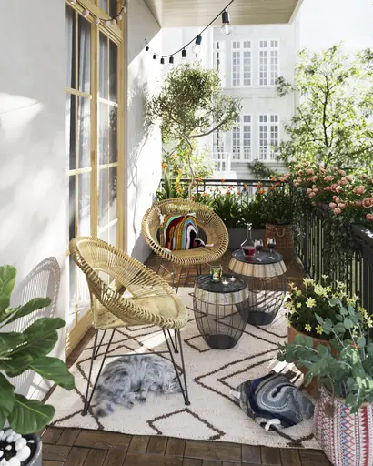 Deko-Kissen - LB ca. 45x45 cm, Grau