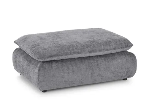 Hocker - Stoff, Grau