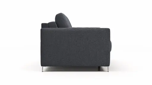 Sofa Nuoro - 2,5-Sitzer inkl. Schlaffunktion, Armlehne schmal, Stoff, Eisblau