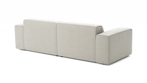 Sofa Elementos - 3-Sitzer, Stoff, Natur