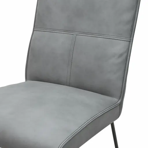 Stuhl Dinner - Stoff, Grau