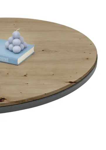 Couchtisch - 2er Set, Holzoptik, Schwarz matt