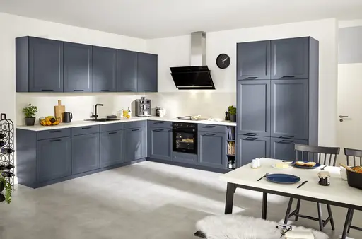 L-Küche 37.160 3 323, Fjord blau