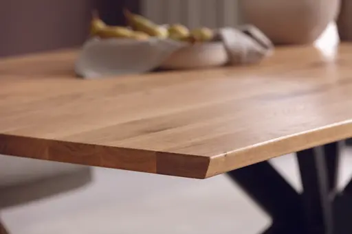 Esstisch Nayara - LB ca. 220x100 cm, Münsterland-Eiche massiv, geölt