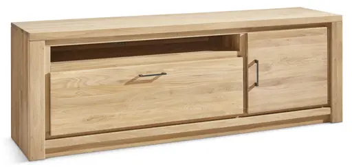 Lowboard Farmingdale - Eiche massiv, legno