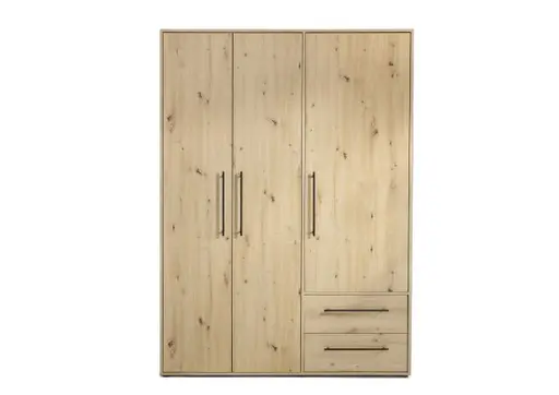 Drehtürenschrank FATHIE- B ca. 144 cm, Eiche Dekor Artisan