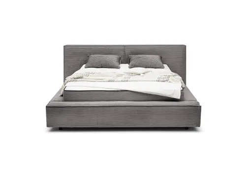 Polstergestell- Liegefläche ca. 180x200 cm, Stoff, Ash