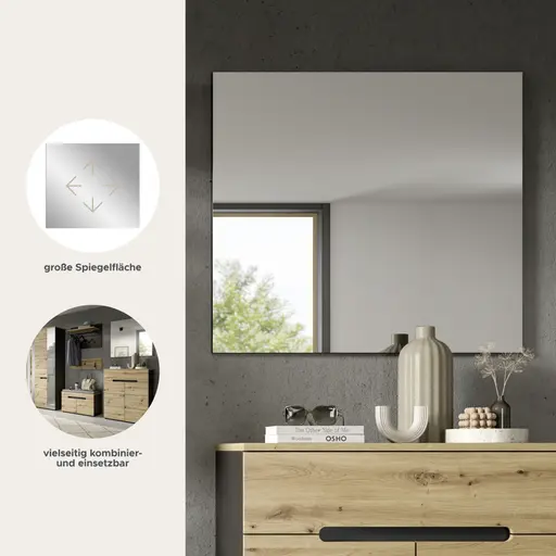 Spiegel - LB ca. 80x73 cm