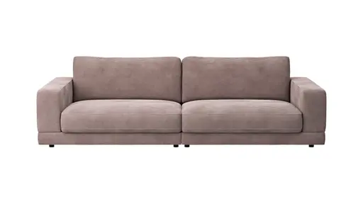 Sofa Juni - 3-Sitzer, Cord, Altrosa