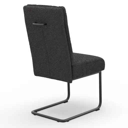 Freischwinger Ravina - Stoff, Anthrazit