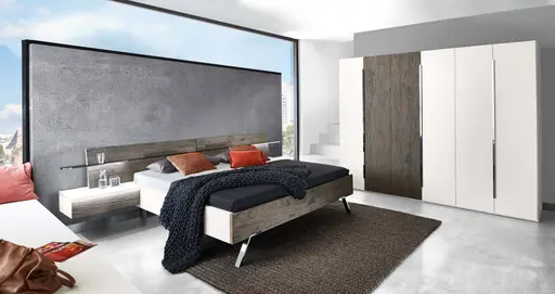 Schlafzimmer - Lack, Weiß