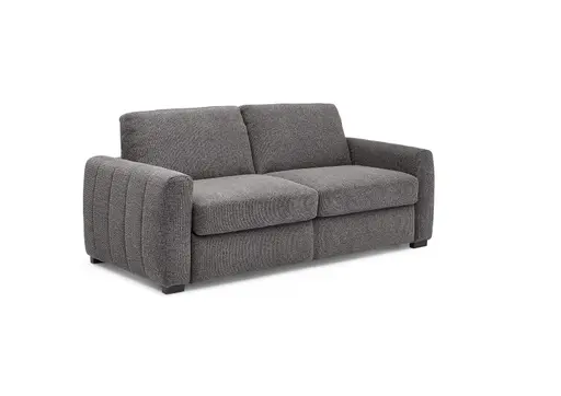 Schlafsofa MYLES - Stoff, Anthrazit