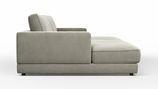 Megasofa Juni - Stoff, Hellgrau