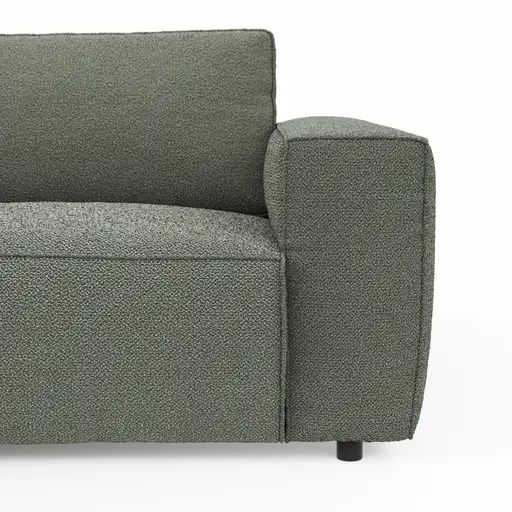Sofa Lilaia - 1,5-Sitzer XL Tief mit 1,5-Sitzer XL, Stoff, Olivgrün