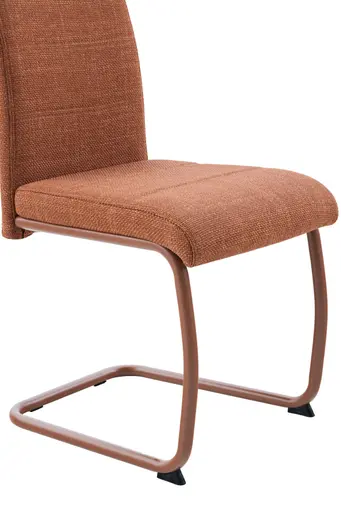 Freischwinger - Stoff, Kupfer