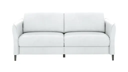 Sofa Mendoza - 2,5-Sitzer, Relaxfunktion (motorisch), Armlehne verstellbar, Leder, Eisblau